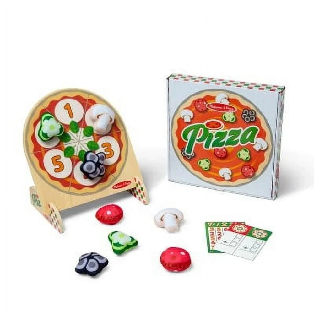 Melissa & Doug Pizza Topping Toss Games Playset 14pc NEW Sealed 3‎ years+